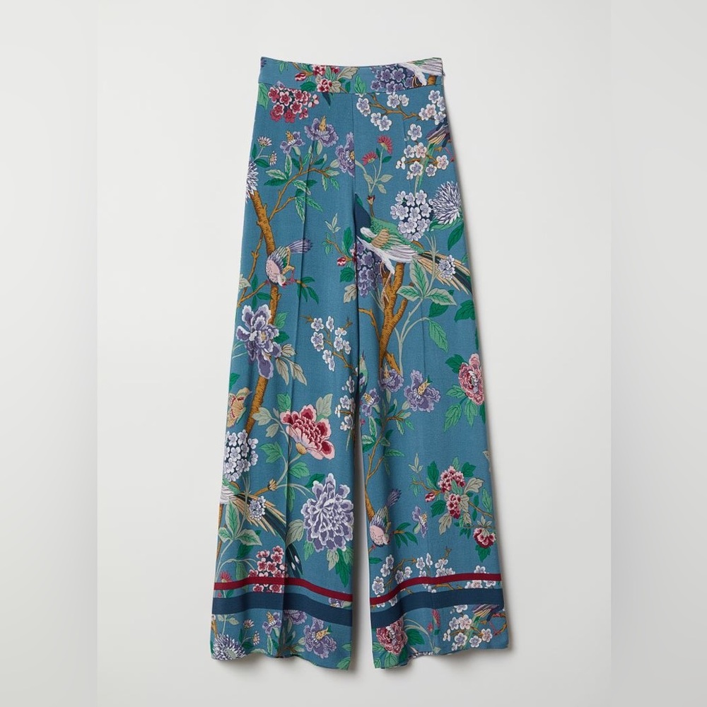 GP & J BAKER x H&M Wide Leg Resort Pants - size 4